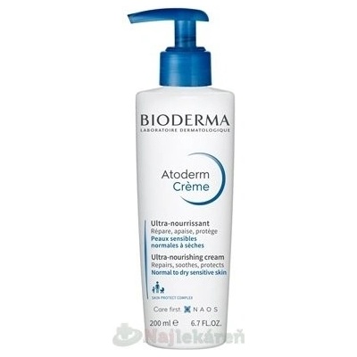 Bioderma Atoderm Crème Ultra vyživující a hydratační tělový krém 200 ml