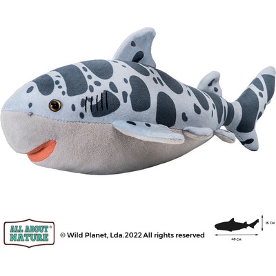 Wild Planet Плюшена играчка, Леопардова акула 40см. Wild Planet (K7924)