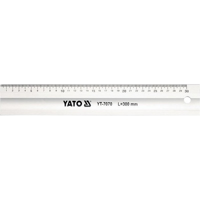 Yato YT-7070 Měřící hliníková lať 300mm