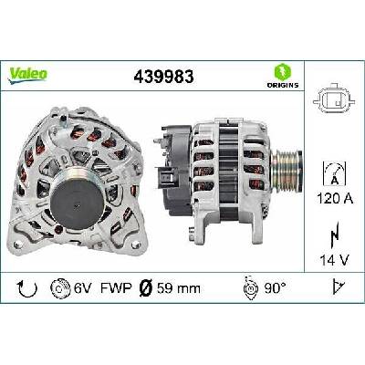 Alternátor VALEO 439983