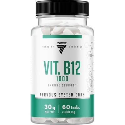 Trec Nutrition Vit. B12 1000 | Vitamin B12 Methylcobalamin [60 Таблетки]