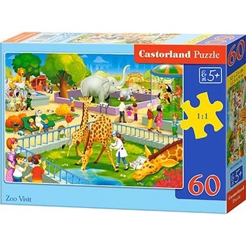 Castorland Zoo Visit Пъзел 60 броя Зоопарк (287340) (287340)