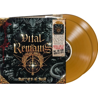 Vital Remains - Horrors Of Hell (Reissue) (Gold Translucent Damnation Coloured) (2 LP) (0732131697865)