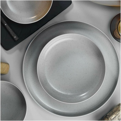 ASIR Porcelánová jídelní souprava šedá 18 ks