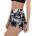 Fundango Бански гащета Fundango Elderberry swimming shorts - Black (Black Pattern)