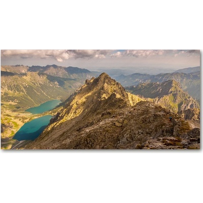 Fotoobraz na skle Morské oko Tatry 100x50 cm