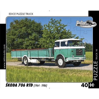 RETRO-AUTA TRUCK č.18 Škoda 706 RTD 1964-1986 40 dielov