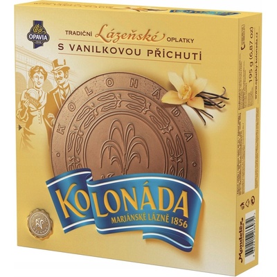 Opavia Kolonáda kúpeľné oplátky vanilkové 195 g