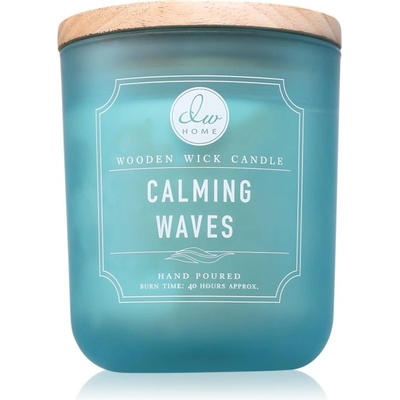 DW HOME Signature Calming Waves ароматна свещ с дървен фитил 326 гр