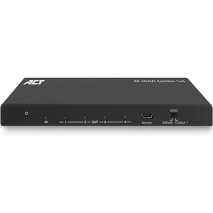 ACT hdmi Сплитер ac7832 4К hdmi сплитер, 1 вход. 4 hdmi изхода (ac7832)