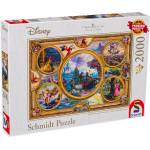 Schmidt Spiele Пъзел Schmidt от 2000 части - Филмите на Дисни, Томас Кинкейд (59607)