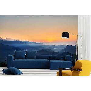 DIMEX ART Самозалепваща се флизелинова фототапета хималайски изгрев 375 x 250 см