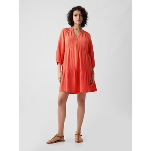 GAP Муселинова мини рокля GAP GAP | Cherven | ЖЕНИ | XXS