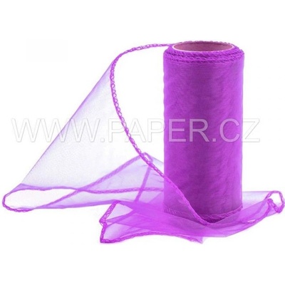 Organza 12cm/10y růžová 047 – Zboží Dáma