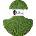 Bobbiny Junior Braided Cord 3 mm 100 m Moss Green юта (SX-E167)