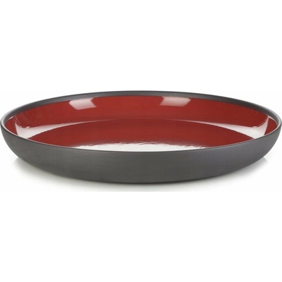 Pevný červený talíř 27 cm