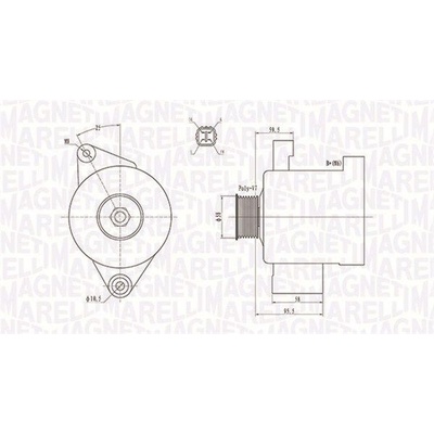 Generátor MAGNETI MARELLI 063731796010