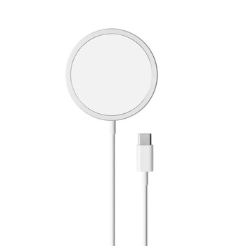 PURO Безжично зарядно PURO кабел, магнитен, USB-C, MagSafe, 15W (CUSBCMAG1WHI) (CUSBCMAG1WHI)