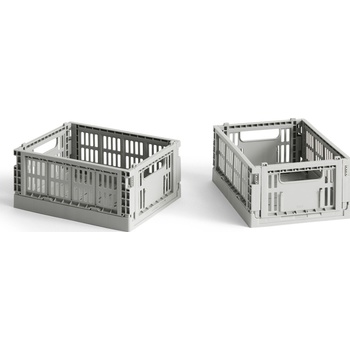 Hay Colour Crate Mini кошчета за съхранение светлoсив, 2 бр (AE358-A668-AB85)