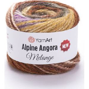 YARNART Alpine Angora Melange "New 6410 Плетива прежда (Alpine Angora Melange New 6410)