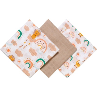 BabyOno Комплект меки пелени Babyono - 348/08, 70 х 70 cm, 3 броя (5901435414514)