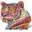 PuzzleOK Wooden puzzles eco 73 Mysterious tiger A4