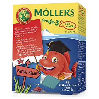 Möller's Želé rybičky 45 tablet