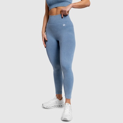 Dámské legíny Iron Aesthetics Faded washed blue Modrá