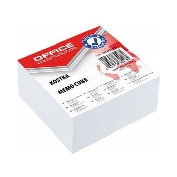 OFPRO Blok kocka lepená 85x85x40mm biela