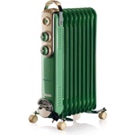 Ariete Маслен радиатор Ariete Vintage, 9 ребра, 2000W, 3 степени, Удобна дръжка и колела - ЗЕЛЕН (082B083814)
