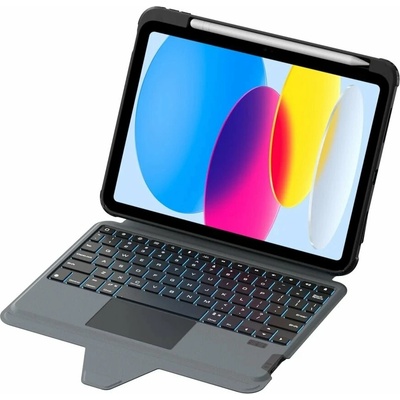 Nillkin Bumper Combo PRO Keyboard Case (Backlit Version) pre iPad 10.9 2022/11 2025 Black