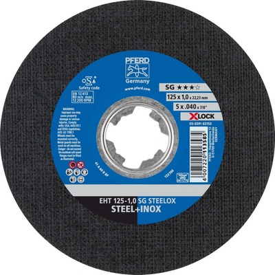 STEELOX PFERD TOOLS SG STEELOX 61341123 řezný kotouč rovný 125 mm 25 ks nerezová ocel, ocel