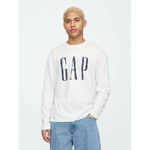 GAP Овърсайз тениска с логото на GAP GAP | Byal | МЪЖЕ | M