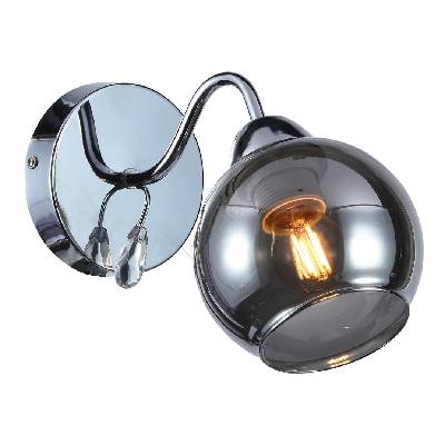 Спот аплик CONNOR 1xE27/15W/230V лъскав хром/сив (MI2498)