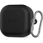 Tech-Protect Силиконов калъф за слушалки Samsung Galaxy Buds 4 / 4 Pro от Tech-Protect Silicone Hook - Black (5906302392865)