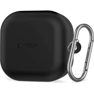 Tech-Protect Силиконов калъф за слушалки Samsung Galaxy Buds 4 / 4 Pro от Tech-Protect Silicone Hook - Black (5906302392865)