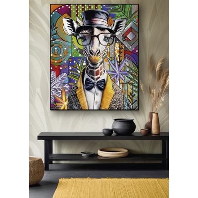 EGAN Obraz HUMAN ESSENCE ŽIRAFA „Prozíravost“ – 80×100 cm
