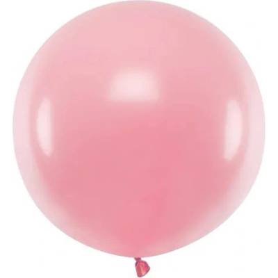 Party Deco Голям Латексов Балон 60 см - Бебешко Розово (olbom-081j)