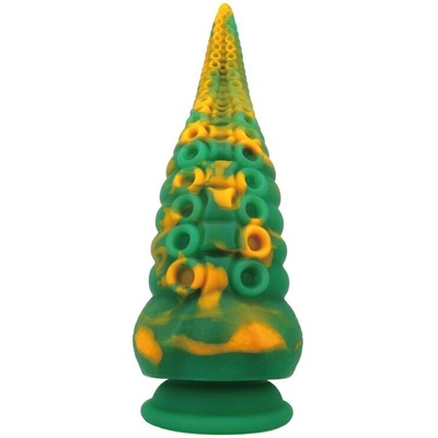 Power monsters abyssal colossus bicolor fantasy silicone dildo 22.5 cm