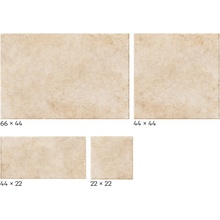 Realonda Modular Borgogna beige 44x66, 44x44, 22x22, 22 x 44 cm MBORGBE 0,87m²