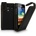 Samsung Galaxy Ace Plus S7500 Flip Калъф Черен + Протектор