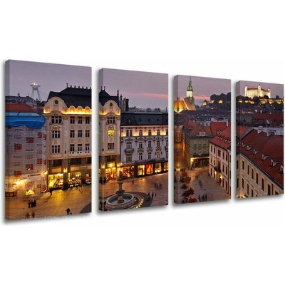 Obraz na stěnu 4 díly SLOVENSKO - 120x60 cm