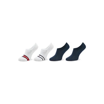 Tommy Hilfiger Комплект 4 чифта мъжки чорапи тип терлик 701222194 Цветен (701222194)
