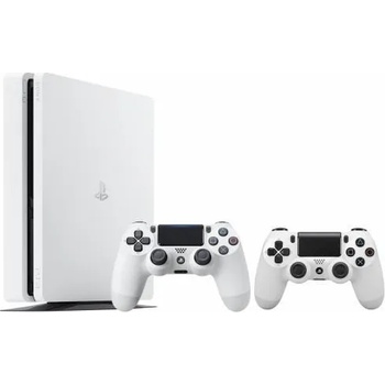 Sony PlayStation 4 Slim Glacier White 500GB (PS4 Slim 500GB) + DualShock 4 Controller