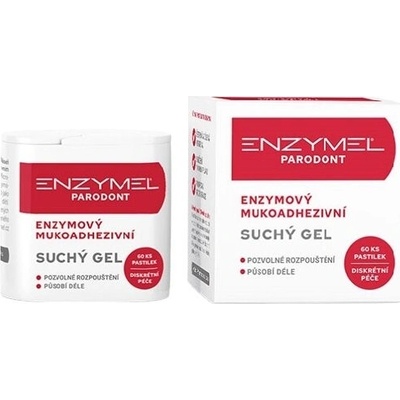 Enzymel Parodont enzymový suchý gel pastilky 60 ks