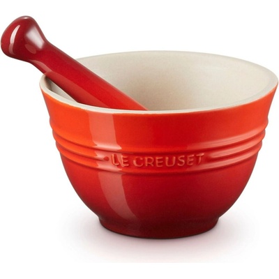 Le Creuset Hmoždíř s tloukem 11 cm, CERISE, kamenina