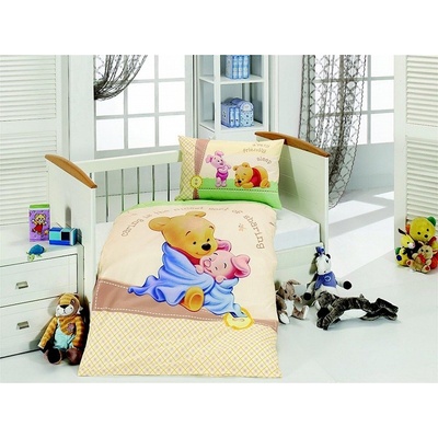 Matějovský povlečení Deluxe Káro béžové 100 x 135 cm 40 x 60 cm – Zboží Dáma