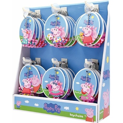 Přívěsek na klíče Jiri Models 3D Prasátko Peppa/Peppa pig guma 10 cm na kartě – Zbozi.Blesk.cz