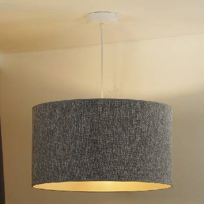 Duolla - Пендел ROLLER ECO RECYCLING 1xE27/15W/230V Ø 45 см сив (DU603959)