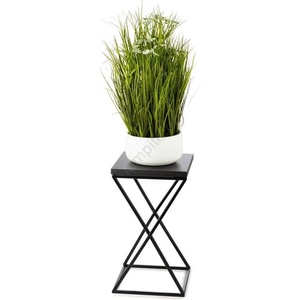 HowHomely Стойка за цветя LOFT 40x24 см черен (DD0331)
